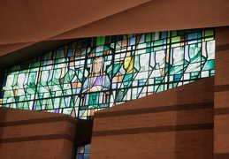 Chiesa: vetrata Ultima Cena