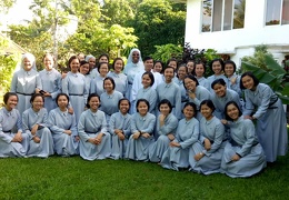 Professe e novizie a Manila - settembre 2018