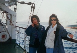 Alunne Magistrale S. Cuore viaggio in Grecia 1989